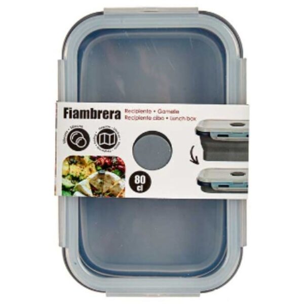 Lunchbox Kinvara CH19130-2 Grau Durchsichtig ABS 800 ml (6 Stück) – Bild 2