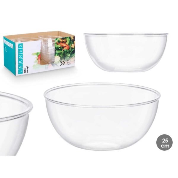 Geschirr-Set Leknes CK80678-1 Durchsichtig Kunststoff 3,5 L 25,5 x 12,5 x 25,5 cm (12 Stück) – Bild 3