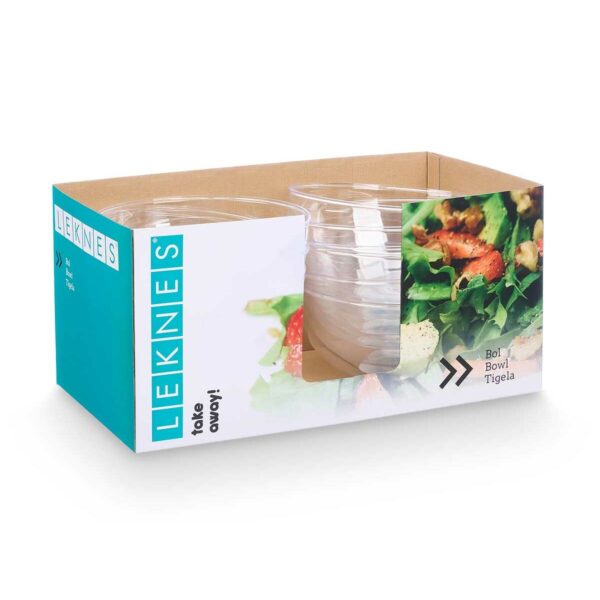 Geschirr-Set Leknes CK80678-1 Durchsichtig Kunststoff 3,5 L 25,5 x 12,5 x 25,5 cm (12 Stück) – Bild 4
