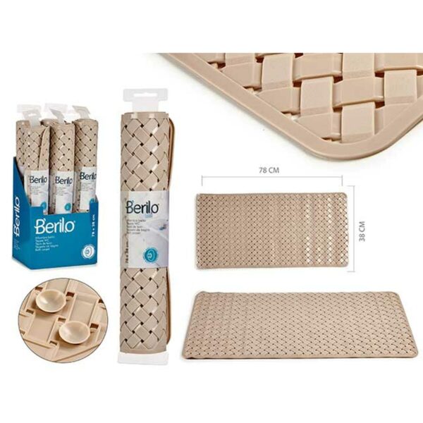 Badematte Berilo AR1910100 Beige PVC 38 x 0,03 x 78 cm (6 Stück) – Bild 3