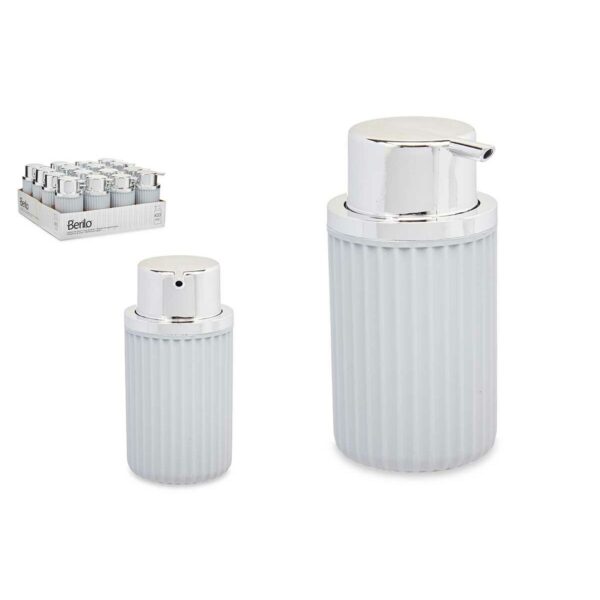 Seifenspender Berilo 3236-2 Grau Kunststoff 450 ml 7 x 14,5 x 8,5 cm (16 Stück) – Bild 3