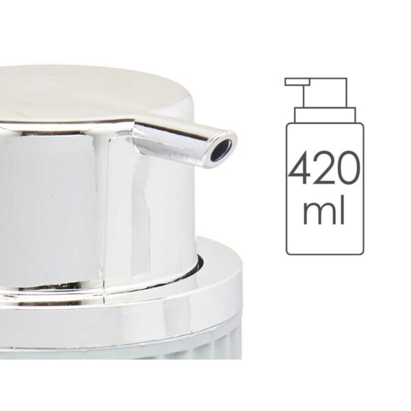 Seifenspender Berilo 3236-2 Grau Kunststoff 450 ml 7 x 14,5 x 8,5 cm (16 Stück) – Bild 5