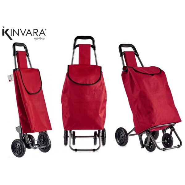 Warenkorb Kinvara WR3069-2 Schwarz Rot 22 x 98 x 38 cm (6 Stück) – Bild 3