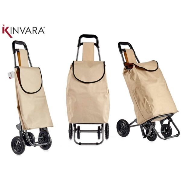 Warenkorb Kinvara WR3069-3 Schwarz Beige 30 L 22 x 98 x 38 cm (6 Stück) – Bild 3