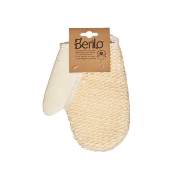 Peeling-Handschuh Berilo B7083-10 Weiß Beige (12 Stück) – Bild 2