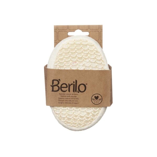 Körperschwamm Berilo B7083-8 Weiß Beige 11 x 15 x 5 cm (12 Stück) – Bild 2