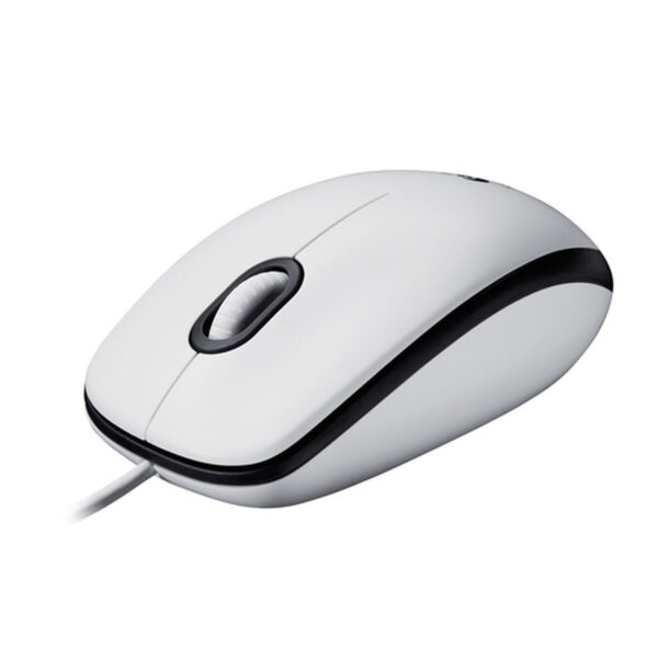 Maus mit Kabel und optischem Sensor Logitech M100 Weiß 1000 dpi – Bild 3
