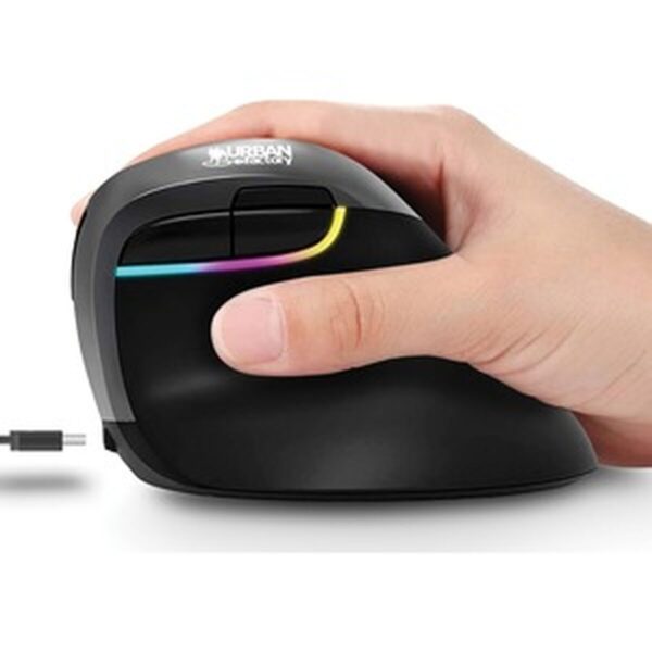 Schnurlose Mouse Urban Factory ERGO PRO 4000 dpi Schwarz – Bild 5