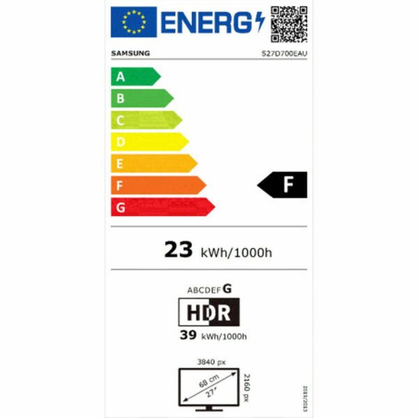 Gaming-Monitor Samsung LS27D700EAUXEN 27" 4K Ultra HD LCD – Bild 4