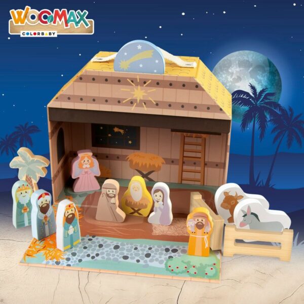 Weihnachtskrippe Woomax 24,5 x 20,5 x 24,5 cm (15 Stücke) (6 Stück) – Bild 3
