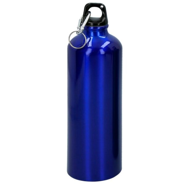 Wasserflasche Aktive 750 ml Karabinerhaken Aluminium 7 x 25 x 7 cm (24 Stück) – Bild 2