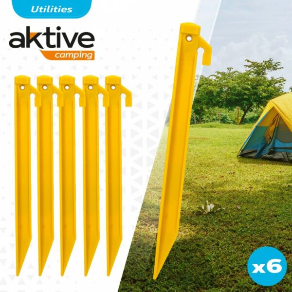 Spitzhacke für Camping Aktive 6 Stücke (24 Stück) – Bild 3