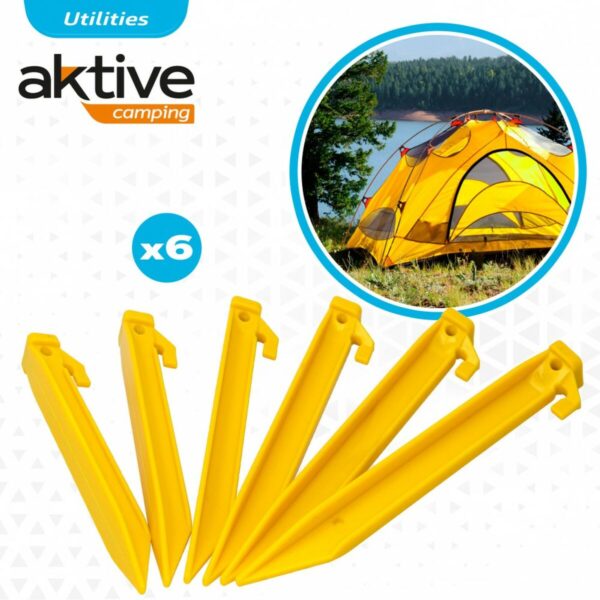 Spitzhacke für Camping Aktive 6 Stücke (24 Stück) – Bild 5
