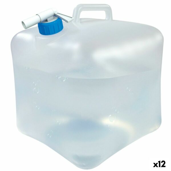 Wasserflasche Aktive Polyäthylen 10 L 22 x 26 x 22 cm (12 Stück) – Bild 2