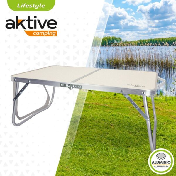 Table Klapptisch Aktive Creme 60 x 25 x 40 cm (4 Stück) – Bild 3