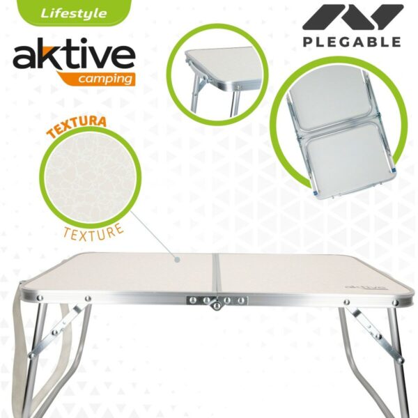 Table Klapptisch Aktive Creme 60 x 25 x 40 cm (4 Stück) – Bild 4
