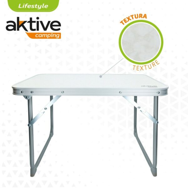 Table Klapptisch Aktive Weiß 60 x 40 x 40 cm (4 Stück) – Bild 4