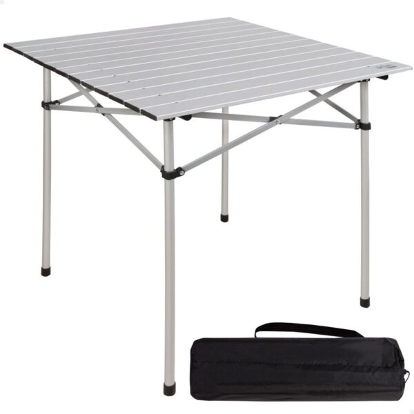 Table Klapptisch Aktive Silberfarben Aluminium 70 x 70 x 70 cm (4 Stück) – Bild 2