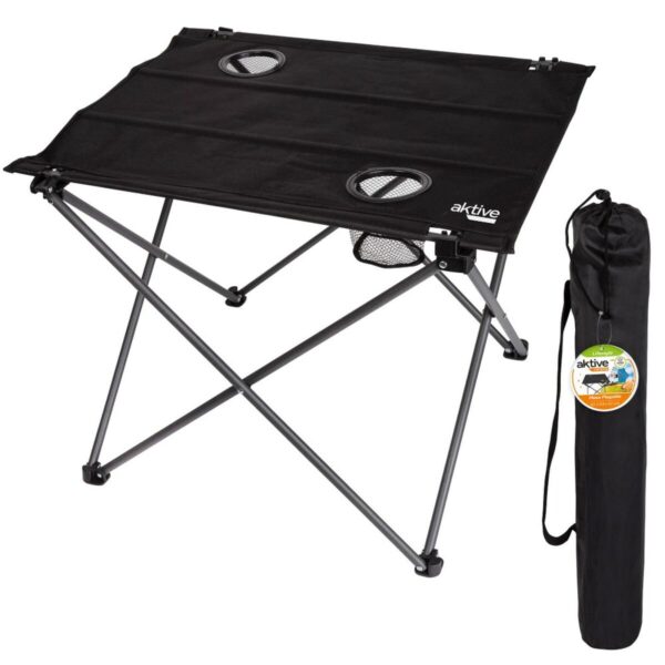 Table Klapptisch Aktive Schwarz Textil 61 x 51 x 50 cm (4 Stück) – Bild 2