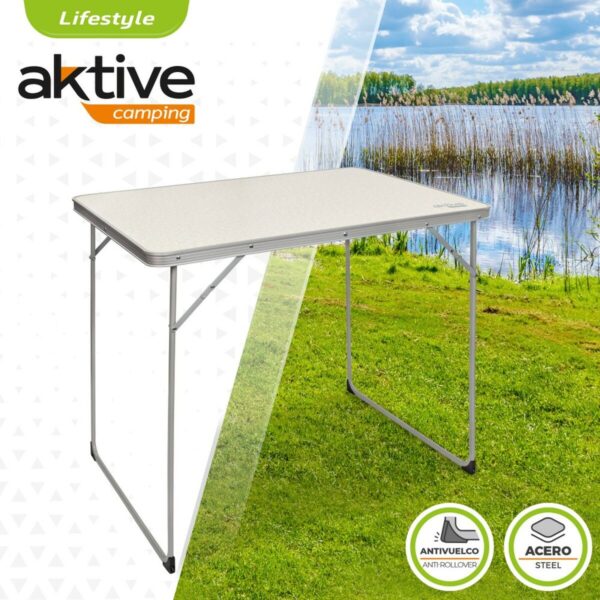 Table Klapptisch Aktive Weiß 80 x 70 x 60 cm (4 Stück) – Bild 3