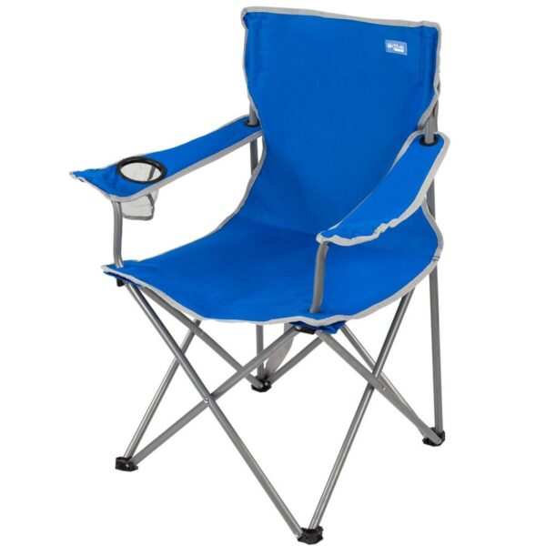 Camping Klappstuhl Aktive Blau 45 x 82 x 47 cm (4 Stück) – Bild 2