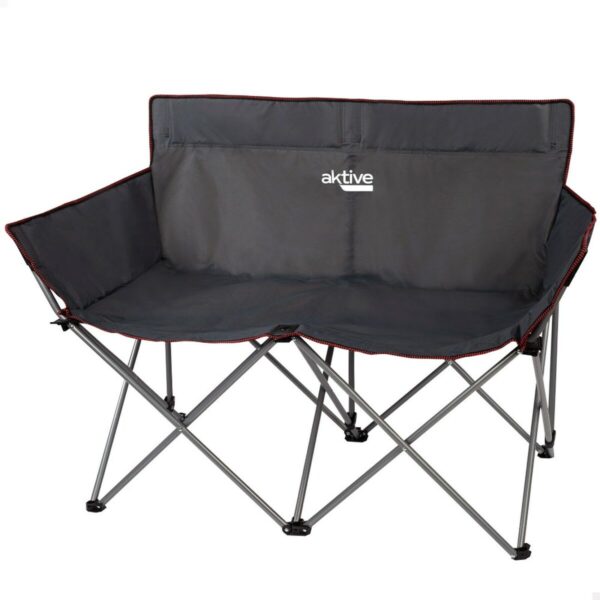 Zweisitzer-Sofa Aktive Schwarz Biegsam 107 x 88 x 63 cm (2 Stück) – Bild 2