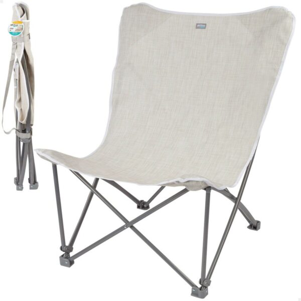 Camping Klappstuhl Aktive Beige 78 x 90 x 76 cm (4 Stück) – Bild 2