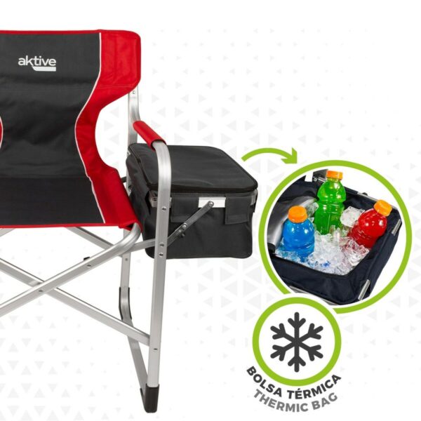 Camping Klappstuhl Aktive Grau Rot 61 x 92 x 52 cm (2 Stück) – Bild 5