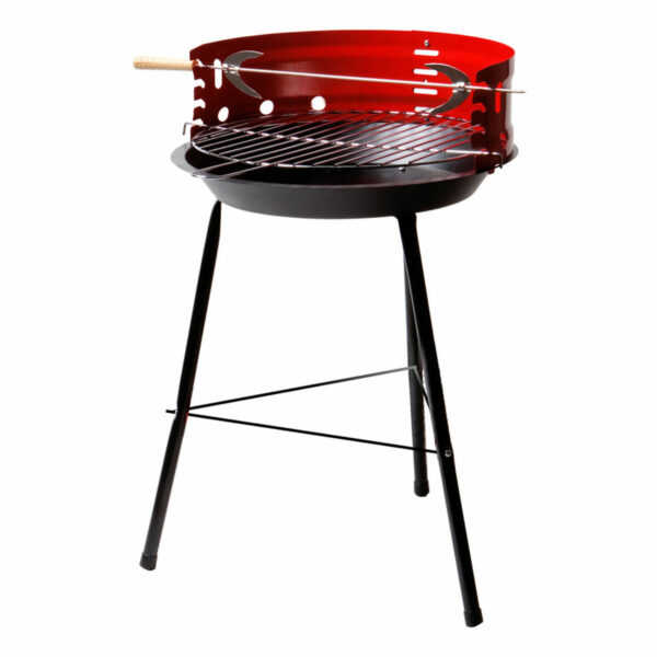 Grill Tragbarer Aktive Holz Eisen 37,5 x 70 x 38,5 cm (4 Stück) Rot – Bild 2