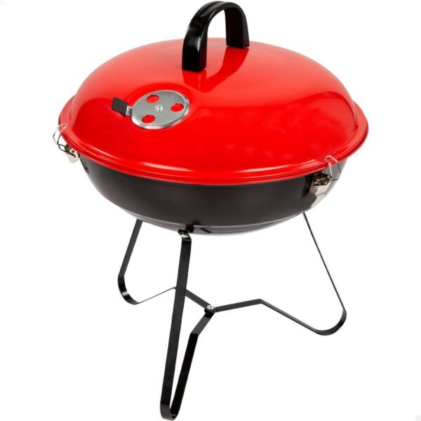 Grill Tragbarer Aktive Emailliertes Metall Ø 36 cm 36 x 44 x 36 cm (4 Stück) Rot – Bild 2