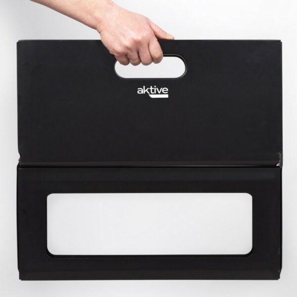 Grill Tragbarer Aktive Schwarz Stahl Eisen 45 x 30 x 29 cm – Bild 7