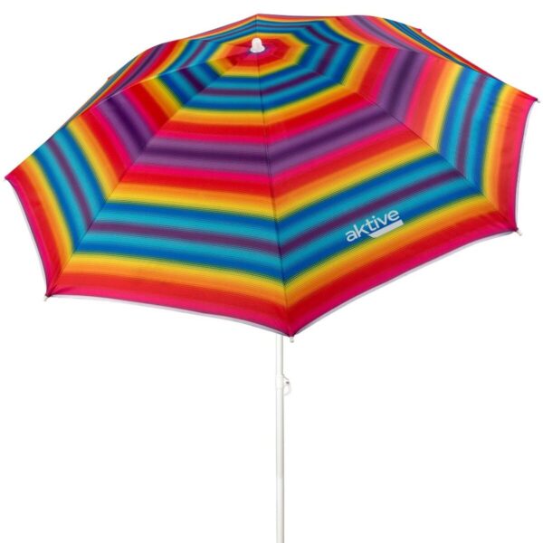 Solskærm Aktive Bunt Oxford Stahl Oxford Stoff 180 x 185 x 180 cm (12 Stück) – Bild 3