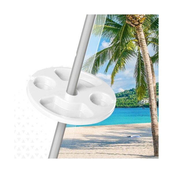 Glashalterung für Sonnenschirm Aktive 29,5 x 8 x 29,5 cm Solskærm (12 Stück) – Bild 3
