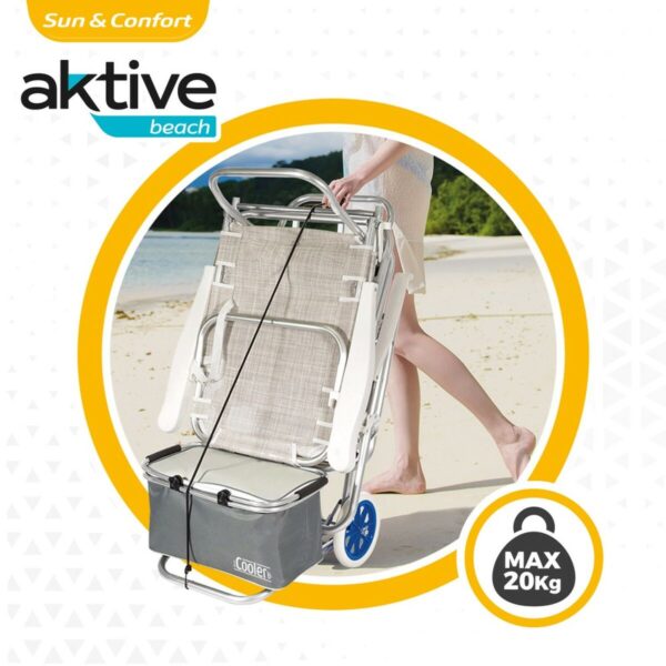 Mehrzweckwagen Aktive Blau 47 x 100 x 52 cm (4 Stück) – Bild 4