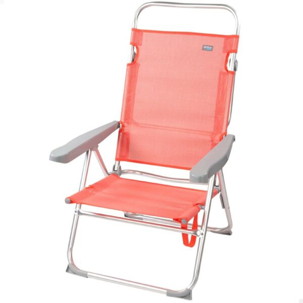 Gepolsterte Campingstuhl Aktive Flamingo Koralle 48 x 99 x 57 cm (4 Stück) – Bild 2