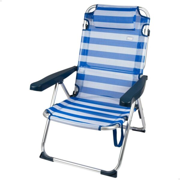 Gepolsterte Campingstuhl Aktive Gestreift 48 x 90 x 60 cm (2 Stück) – Bild 2
