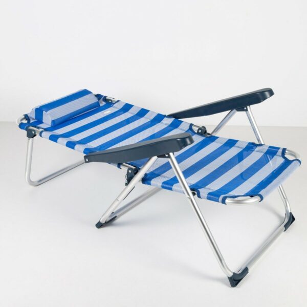Gepolsterte Campingstuhl Aktive Gestreift 48 x 90 x 60 cm (2 Stück) – Bild 5