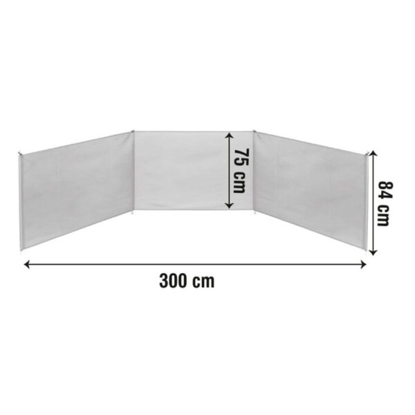 Windschutz Aktive 300 x 84 x 2 cm 300 x 85 x 2 cm – Bild 5