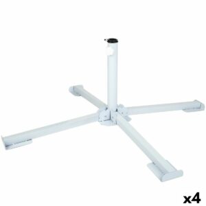 Fuß für Sonnenschirm Aktive Weiß Kunststoff Schwamm EPS 85 x 31 x 85 cm (4 Stück)
