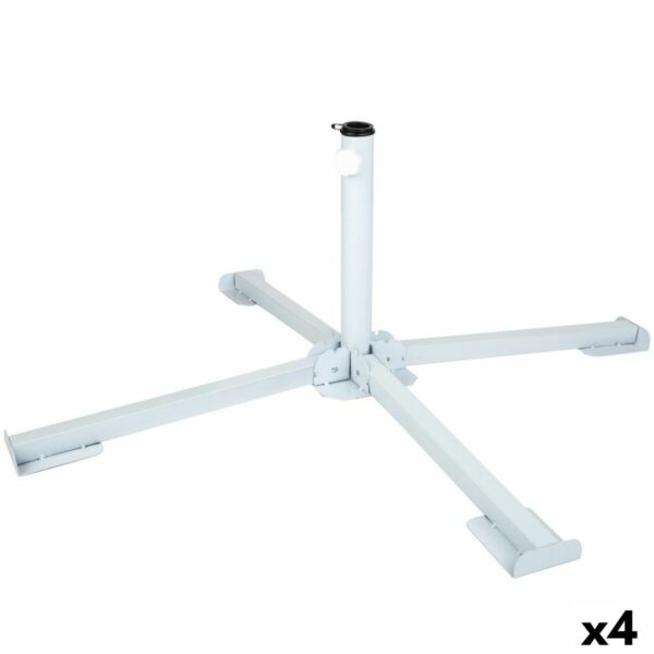 Fuß für Sonnenschirm Aktive Weiß Kunststoff Schwamm EPS 85 x 31 x 85 cm (4 Stück)