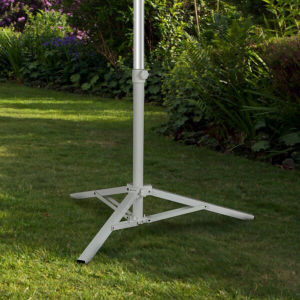 Fuß für Sonnenschirm Aktive Weiß Metall 61 x 49,5 x 61 cm (6 Stück) – Bild 4