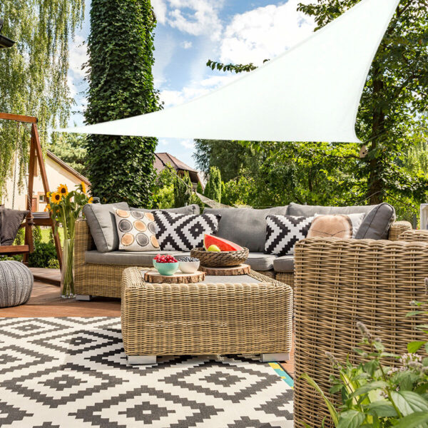 Sonnensegel Aktive Dreieckig 360 x 0,5 x 360 cm (6 Stück) – Bild 4