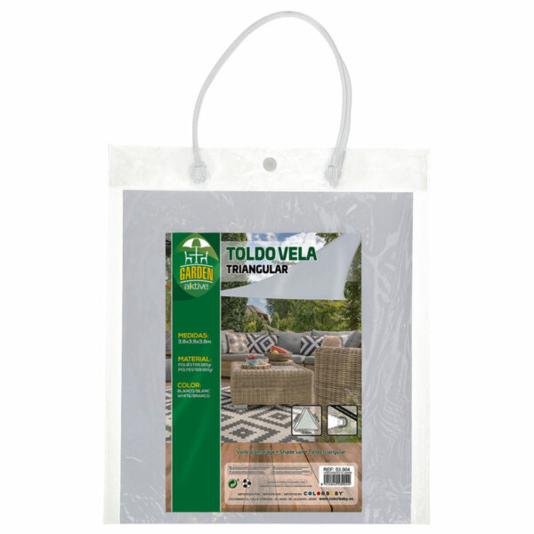 Sonnensegel Aktive Dreieckig 360 x 0,5 x 360 cm (6 Stück) – Bild 5