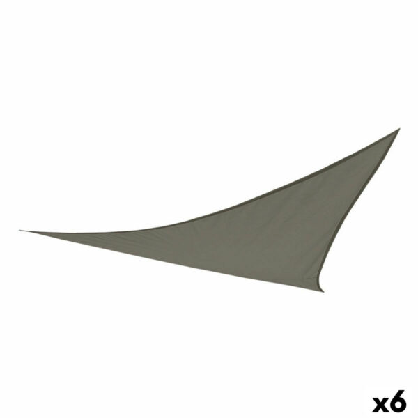 Sonnensegel Aktive Dreieckig Grau 360 x 0,5 x 360 cm (6 Stück)