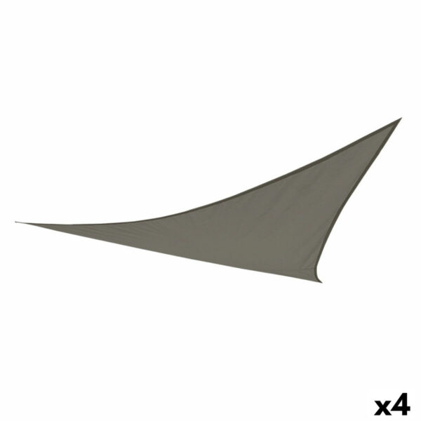 Sonnensegel Aktive Grau 500 x 0,5 x 500 cm Dreieckig (4 Stück)