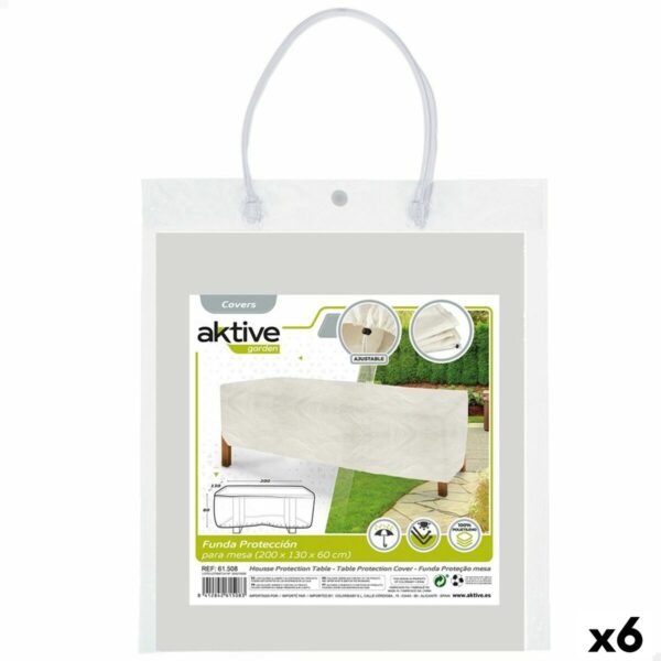 Schutzhülle Aktive Tische Polyäthylen 200 x 60 x 130 cm (6 Stück) – Bild 2