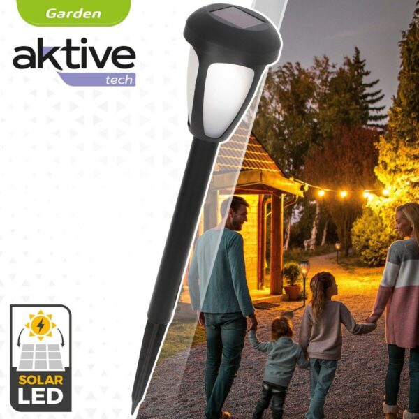 Solar-Gartenpfahl-Set Aktive 12 Stücke Kunststoff 7 x 37 x 7 cm (24 Stück) – Bild 3