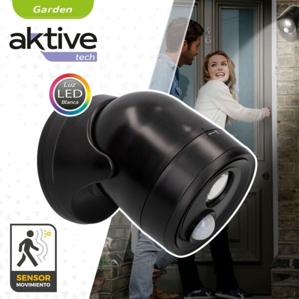 LED-Lampe mit Bewegungssensor Aktive Kunststoff 10,5 x 12,5 x 13,5 cm (12 Stück) – Bild 3