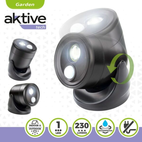 LED-Lampe mit Bewegungssensor Aktive Kunststoff 10,5 x 12,5 x 13,5 cm (12 Stück) – Bild 4