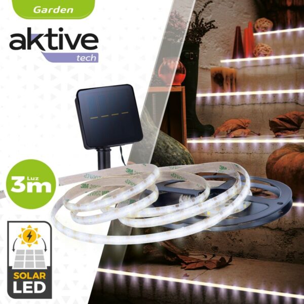 Lichtband Aktive LED Weiß Garten 3 m (6 Stück) – Bild 3